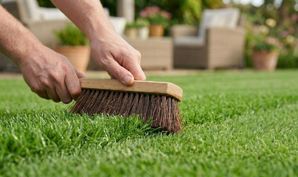 brush the turf